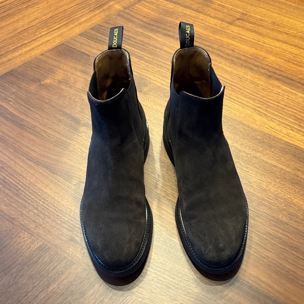 Doucal's Brown Suede Men's Boots